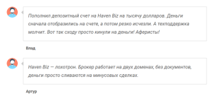 отзывы о HavenBiz
