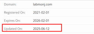 Реальный возраст Labmonj